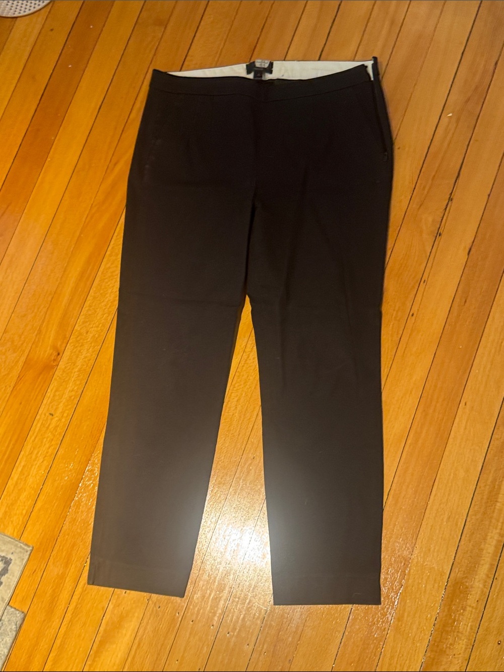 J. Crew Black Women's Slim Straight Trousers